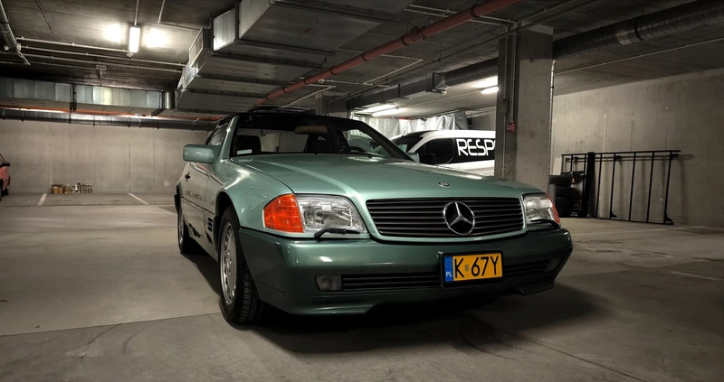 Mercedes-Benz SL cena 145000 przebieg: 99992, rok produkcji 1992 z Kraków małe 704